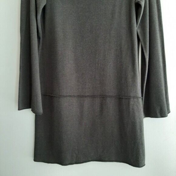 EARTH CREATIONS Mod Hoody Tunic Dress Bamboo Organic Cotton Sz M - Picture 4 of 8